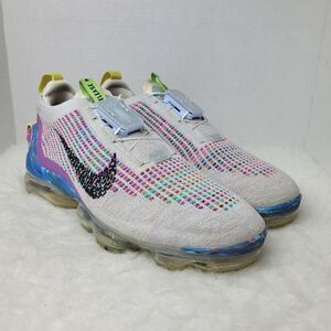 Nike Air Vapormax 2020 FK Flyknit Pure Platinum Multicolor CJ6740-001 Size 9.5